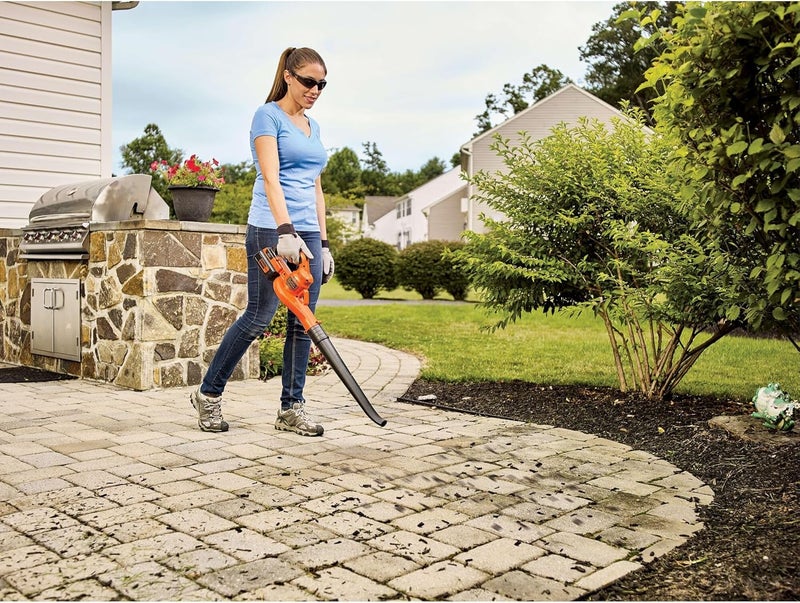 BLACK+DECKER Cordless Leaf Blower, 40V MAX , Leaf Blower Cordless with Battery and Charger, 125 MPH Air Speed, Lightweight Handheld Yard Sweeper (LSW40C) - Image 4